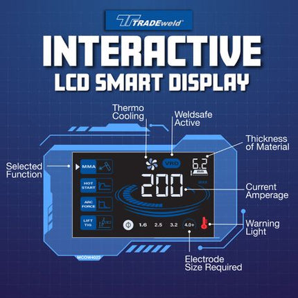 Tradeweld Arcmaster Inverter Welder 1500L-220V