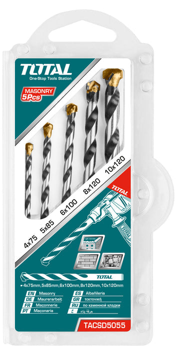Total Drill Bit Set Wood 5Pcs  TACSD7055
